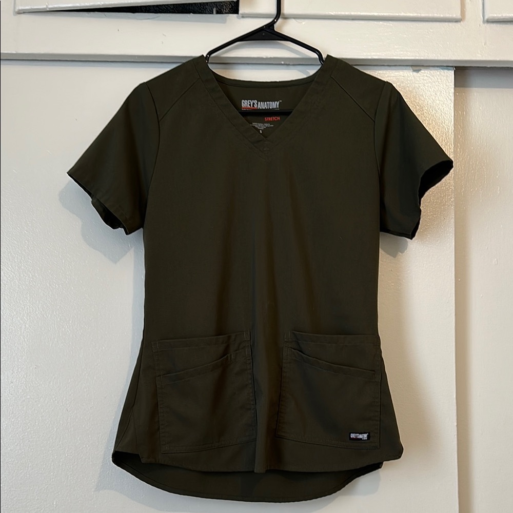 Grey's Anatomy Women's Olive Top